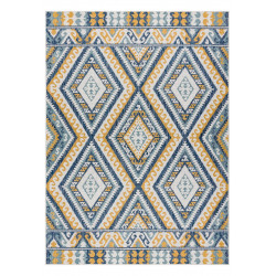 Kusový koberec Cooper Sisal Aztec 22224 ecru/navy