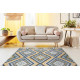 Kusový koberec Cooper Sisal Aztec 22224 ecru/navy
