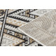 Kusový koberec Cooper Sisal Aztec 22224 ecru/black