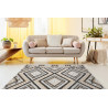 Kusový koberec Cooper Sisal Aztec 22224 ecru/black