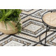 Kusový koberec Cooper Sisal Aztec 22224 ecru/black