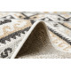 Kusový koberec Cooper Sisal Aztec 22224 ecru/black