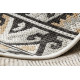 Kusový koberec Cooper Sisal Aztec 22224 ecru/black