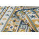Kusový koberec Cooper Sisal Aztec 22218 ecru/navy