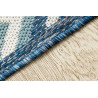 Kusový koberec Cooper Sisal Aztec 22218 ecru/navy