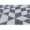 Kusový koberec Sion Sisal Triangles 22373 ecru/blue-pink
