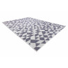 Kusový koberec Sion Sisal Triangles 22373 ecru/blue-pink