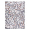 Kusový koberec Sion Sisal Waves 2836 ecru/blue/pink