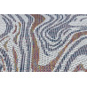 Kusový koberec Sion Sisal Waves 2836 ecru/blue/pink