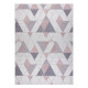 Kusový koberec Sion Sisal Triangles 3006 ecru/pink