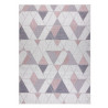 Kusový koberec Sion Sisal Triangles B3006A ecru/pink – na ven i na doma