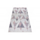 Kusový koberec Sion Sisal Triangles 3006 ecru/pink