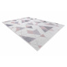 Kusový koberec Sion Sisal Triangles B3006A ecru/pink – na ven i na doma