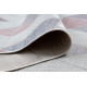 Kusový koberec Sion Sisal Triangles 3006 ecru/pink