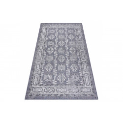 Kusový koberec Sion Sisal Ornament 2832 blue/pink/ecru – na ven i na doma