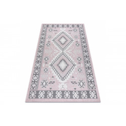 Kusový koberec Sion Sisal Aztec 3007 pink/ecru – na ven i na doma