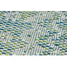 Kusový koberec Sion Sisal Aztec 22184 green/blue/ecru – na ven i na doma