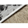 Kusový koberec Sion Sisal Snake`s skin 22162 ecru/black