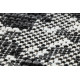 Kusový koberec Sion Sisal Snake`s skin 22162 ecru/black