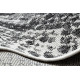 Kusový koberec Sion Sisal Snake`s skin 22162 ecru/black