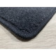 AKCE: 80x80 cm Kusový koberec Eton 78 černý čtverec