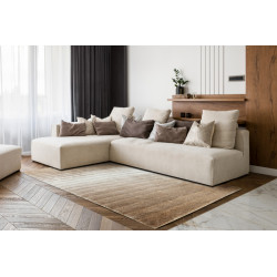 Kusový koberec Flim 007-B2 Stripes beige