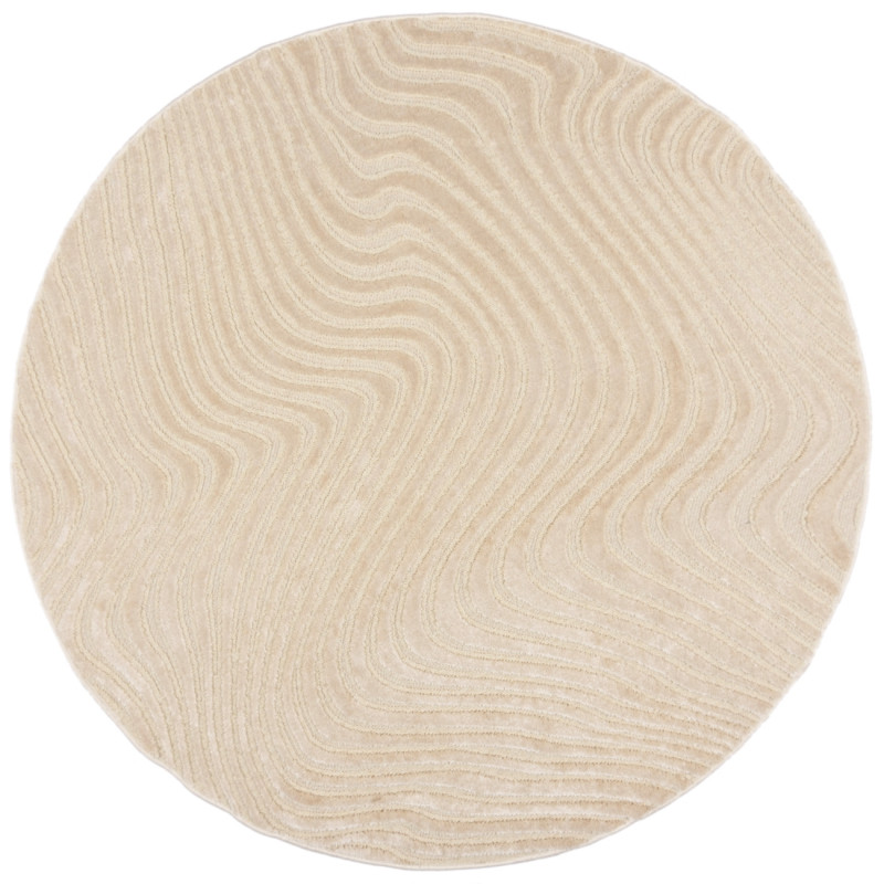 Kusový koberec Patna Channel Ivory kruh