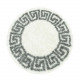 AKCE: 80x80 (průměr) kruh cm Kusový koberec Hera Shaggy 3301 cream kruh