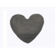 Kusový koberec Color Shaggy šedý srdce