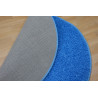 Kusový koberec Color shaggy modrý kruh