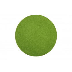 Kusový koberec Color shaggy zelený kruh