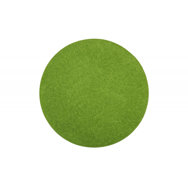 Kusový koberec Color shaggy zelený kruh