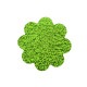 Kusový koberec Color shaggy zelený kytka