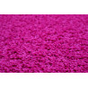 Kusový koberec Color Shaggy růžový čtverec