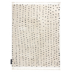 AKCE: 120x170 cm Kusový koberec Berber Syla B752 dots cream