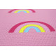 Dětský pěnový koberec Pink rainbows