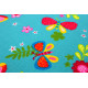 Dětský metrážový koberec Motýlek 5271 modrý