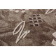 Metrážový koberec Roines brown