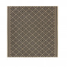 Kusový koberec Florence Alfresco Moretti Black/Beige čtverec