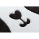 AKCE: 120x120 (průměr) kruh cm Dětský kusový koberec Petit Panda white kruh