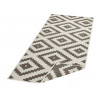 AKCE: 80x150 cm Kusový koberec Twin-Wendeteppiche 103133 braun creme – na ven i na doma