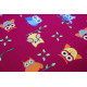 Dětský kusový koberec Sovička 5281 růžový