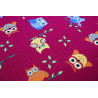 Dětský kusový koberec Sovička 5281 růžový