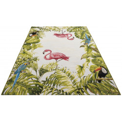 Kusový koberec Flair 105616 Tropical Birds Multicolored – na ven i na doma