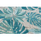 Kusový koberec Flair 105618 Tropical Leaves Turqouise – na ven i na doma
