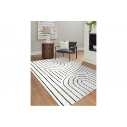 Kusový koberec Mode 8494 geometric cream/black