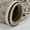 AKCE: 200x200 cm Kusový koberec Florence Alfresco Moretti Black/Beige čtverec