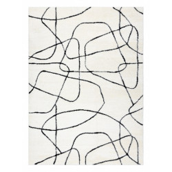 Kusový koberec Mode 8522 abstract cream/black