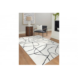 Kusový koberec Mode 8522 abstract cream/black