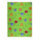 Dětský kusový koberec Sovička 5261 zelený